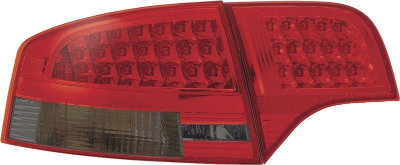 Set LED Achterlichten passend voor Audi A4 B7 Sedan 2005-2009 LED - Rood/Rookgrijs