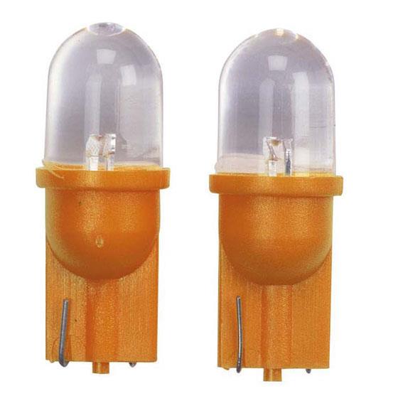 T-10 LED Lampen 12V Rood, set à 2 stuks