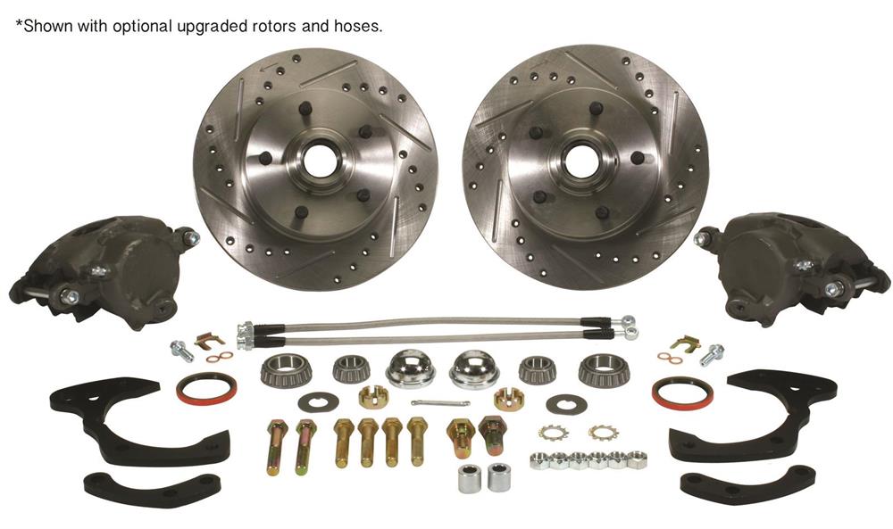 Disc Brakes, Offset Wheel, Front, Manual or Power Assist, Solid Surface Rotors