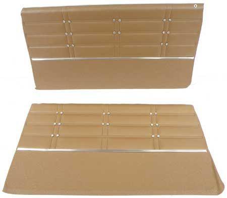 1963 IMPALA SS / STANDARD COUPE / CONVERTIBLE SADDLE PRE-ASSEMBLED FRONT DOOR PANELS