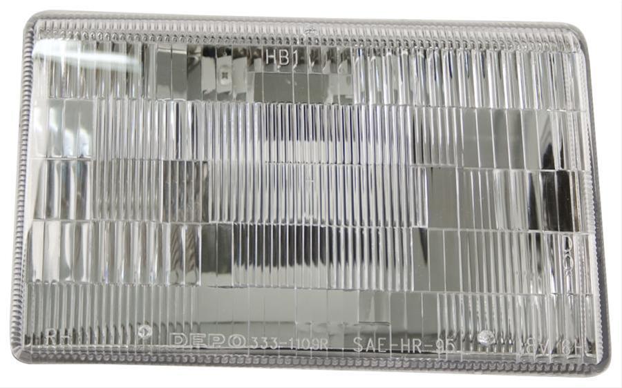 Headlight Assembly, Clear Lens, RH