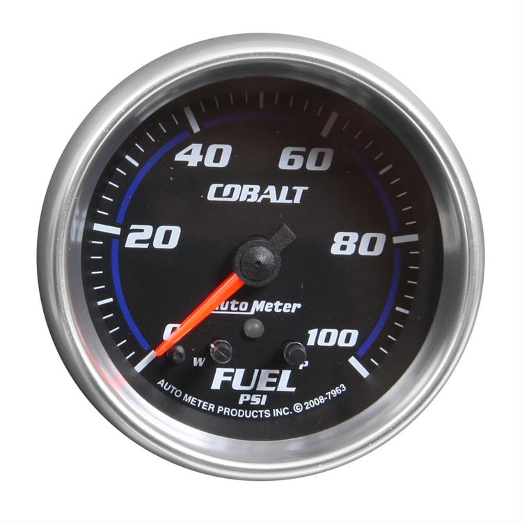 Fuel pressure, 67mm, 0-100 psi, electric