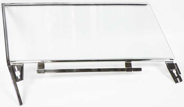 1961-64 Impala Convertible Door Glass Assembly With Clear Glass; RH