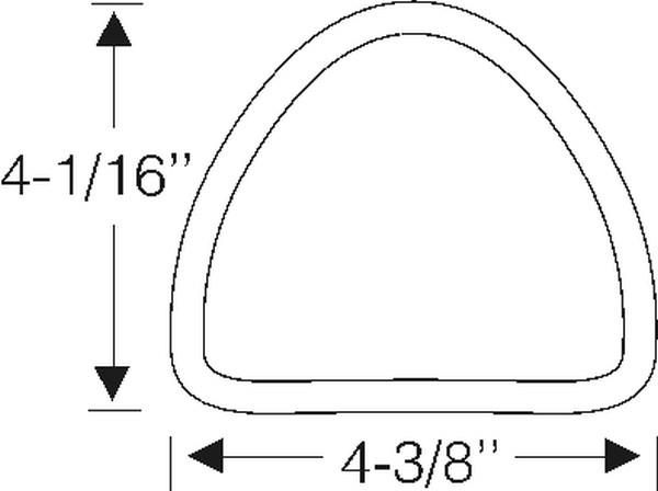 Taillight lens gasket