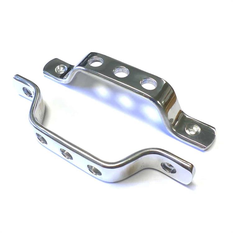 Polished Alloy Door Pull Pair