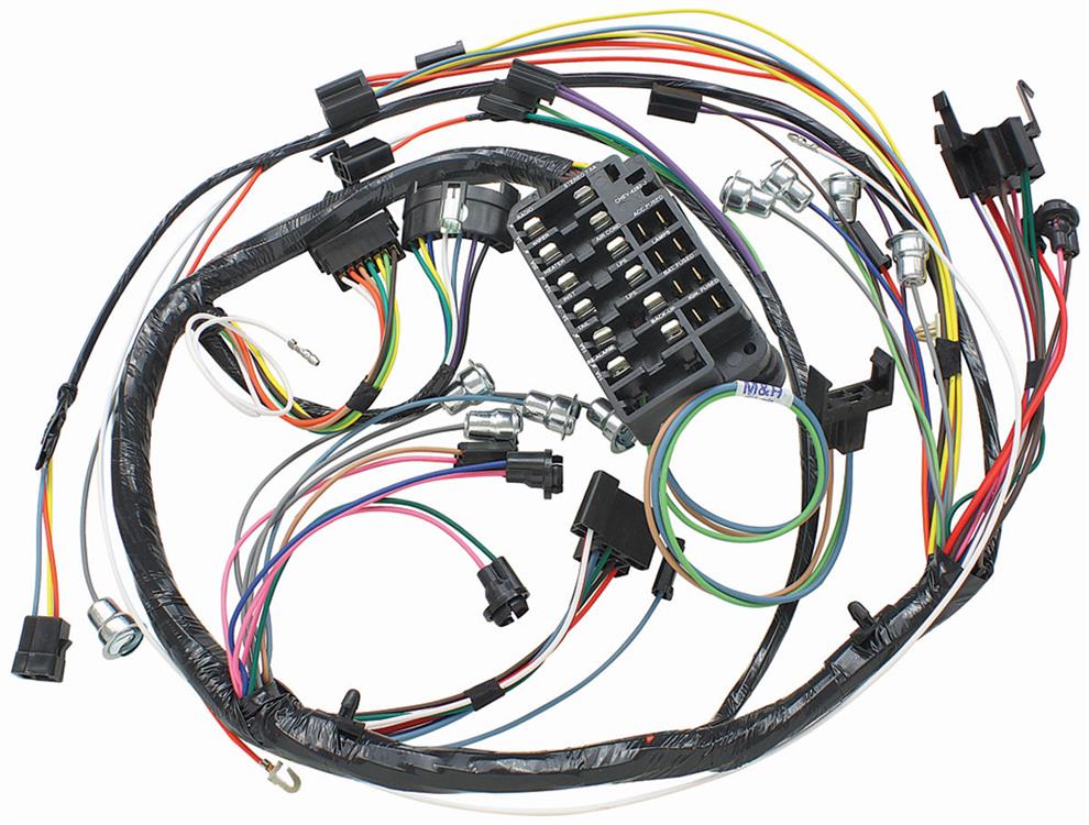 Wiring Harness, Dash, 1966 Chevelle/El Camino, Warning Lights/Auto./Column Shift