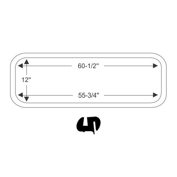 Rear Window Weatherstrip Seal