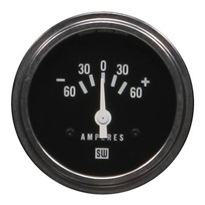 Ammeter, 67mm, 60-0-60 A, electric