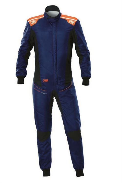 TECNICA SUPER LIGHT OVERALL FIA 8856-2018 NAVY BLUE / FLUO ORANGE SZ. 50