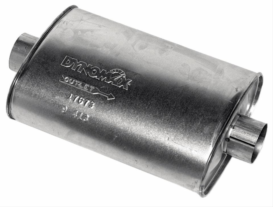 Muffler, Super Turbo, 3 in. Inlet/3 in. Outlet, Steel, Aluminized Steel, Each