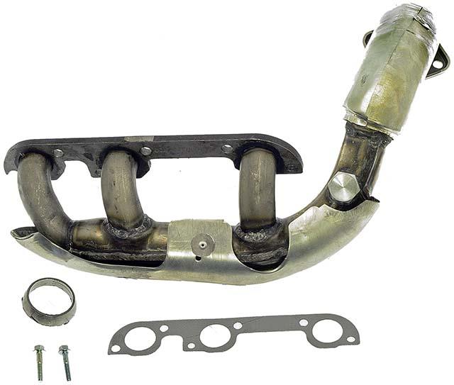 Exhaust Manifold, Front, Steel, Natural, Buick, Chevy, Oldsmobile, Pontiac, 3.8L, Each