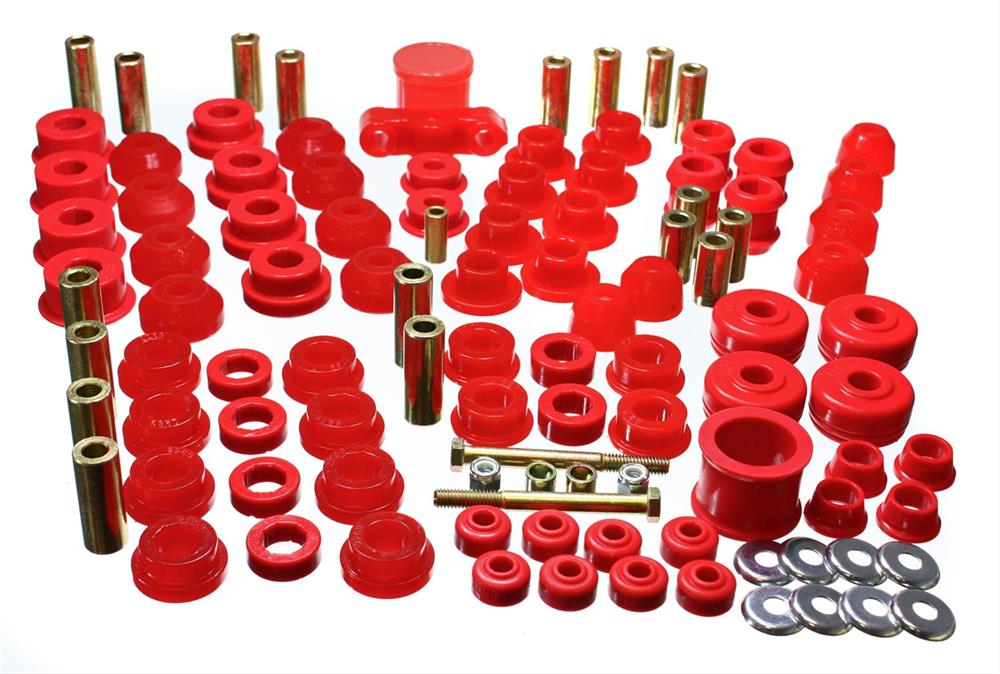 Urethanebush Kit Complete Hyper-flex Red