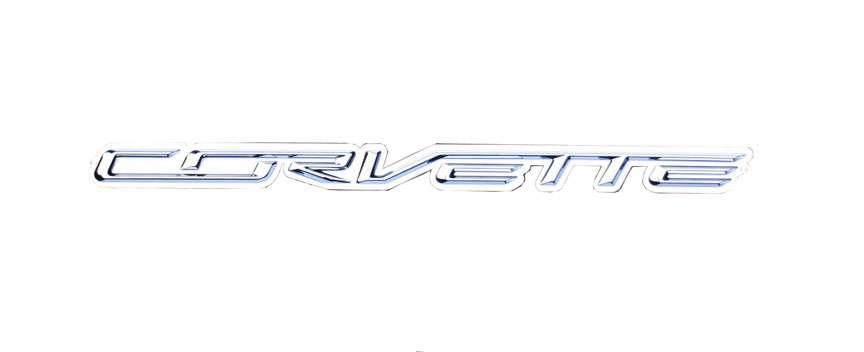 metallskylt corvette, 1270 x 101