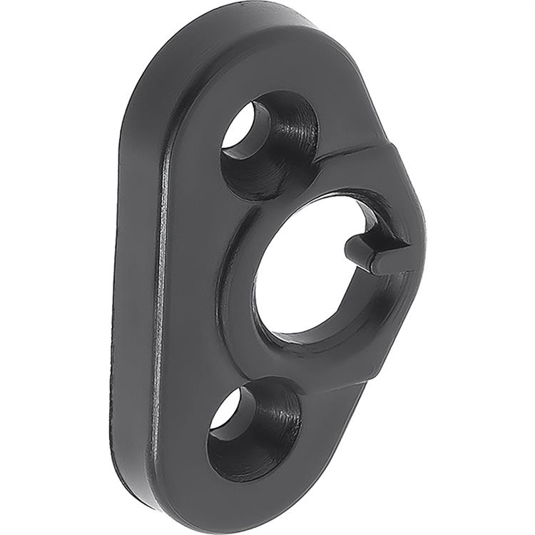 1974-80 GM; Shoulder Belt Guide Escutcheon; Black