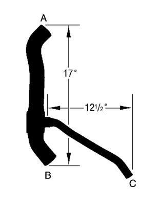 Curved Radiator Hose