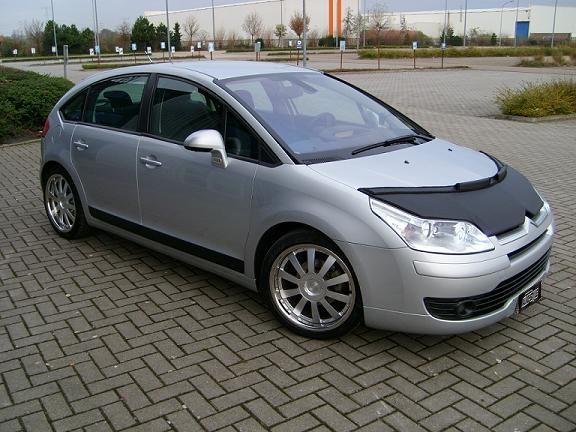 Motorkapsteenslaghoes passend voor Citroen C4 2005-2008 zwart