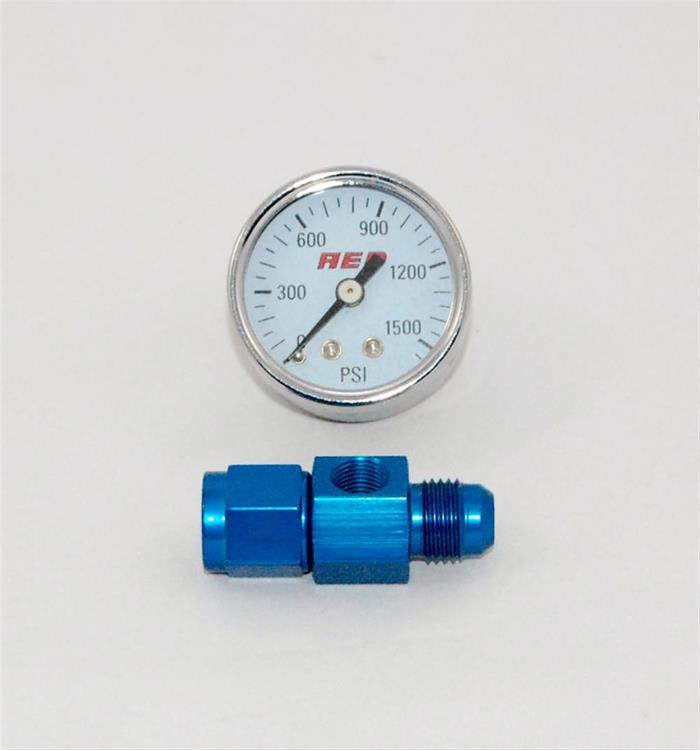 Nitrous pressure, 38mm, 0-1500 psi