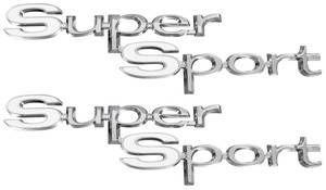 "Super Sport" emblem, bakskärm