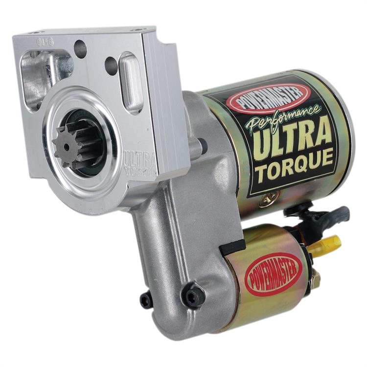 Starter, Ultra Torque, Gear Reduction, Designed For Additional Oil Pan/Header Clearance, 166 Tooth Flywheel, Natural, Oldsmobile, Pontiac, V8