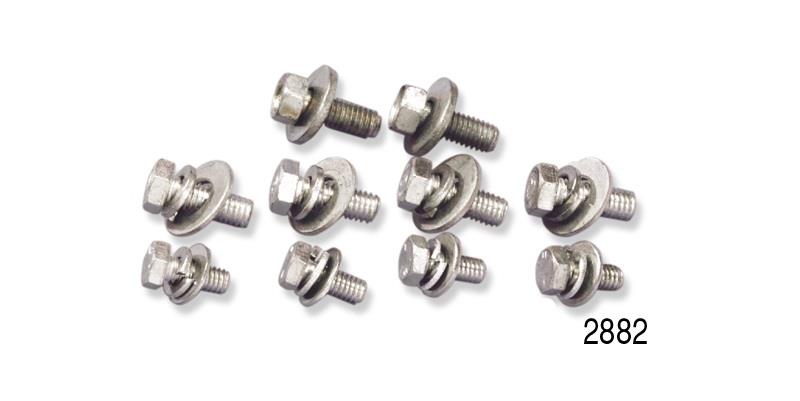 Hood hinge hardware kit; plated; kit