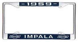 License Plate Frame,Impala,59