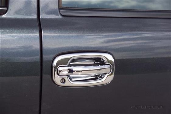 Door Handle Trim, ABS Plastic, Chrome