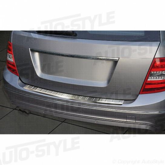 RVS Achterbumperprotector Mercedes C-Klasse W204 Kombi 2011-2014 'Ribs'