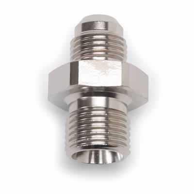 Fitting, Straight, AN Flare to Metric, Aluminum, -8 AN to 16mm x 1.5 Male,