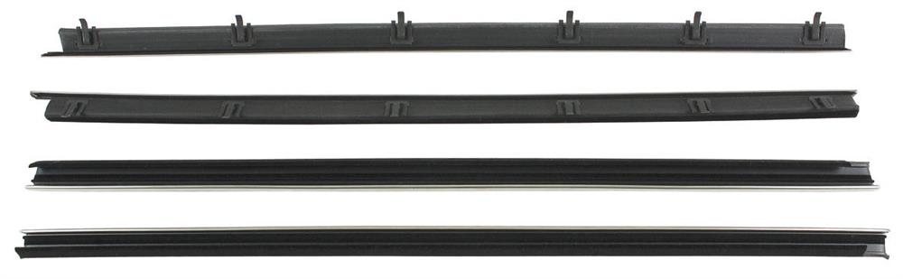 Window Felts, 68-72 El Camino, 4 pieces, Reproduction Flat Style