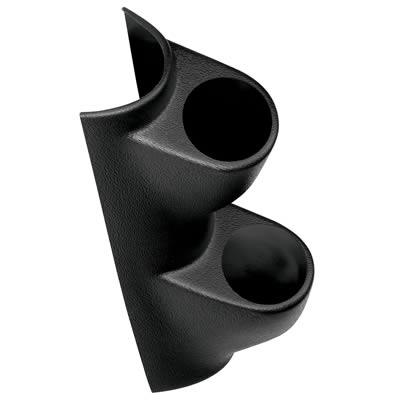 Gauge Pod A-pole Left Black ( 2x52mm )