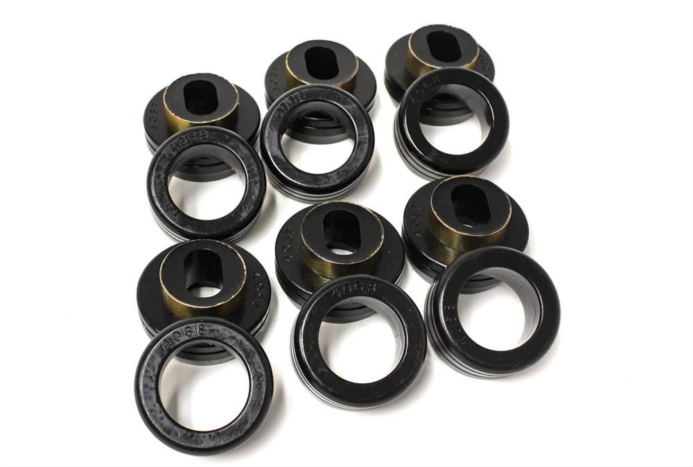 Body Mount Bushings, Polyurethane, Black, Cab Mount, Chevy, GMC, Full Size Trucks