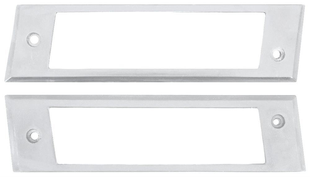 Bezel, Marker, 1981-88 Monte Carlo, Rear, Chrome, Pair