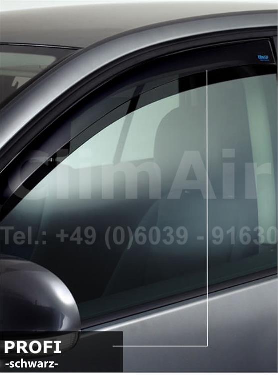 Zijwindschermen Dark Subaru Impreza 5 deurs 2011-