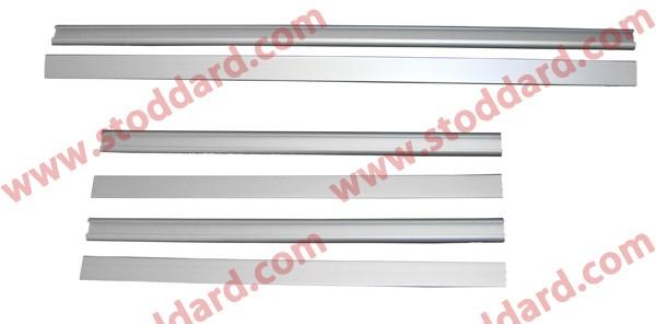 Side Window Seal Aluminum Holding Rail for all Cabriolet, Convertible D, and Roadster