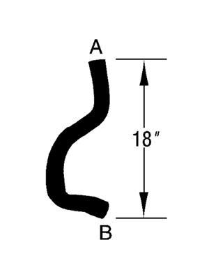 Curved Radiator Hose