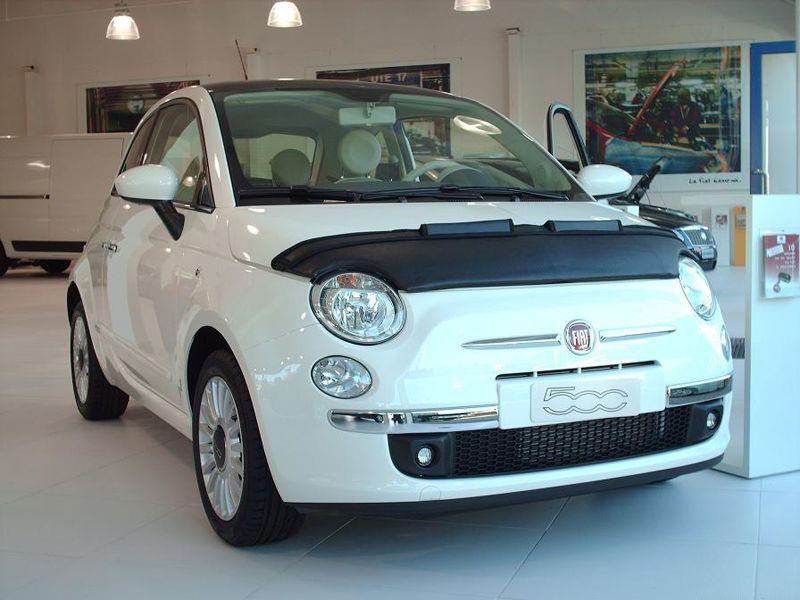 Motorkapsteenslaghoes passend voor Fiat 500 2007- zwart