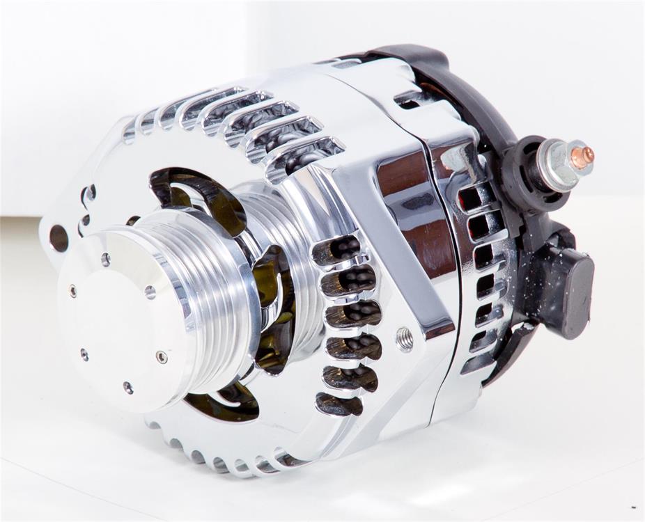 alternator / generator, 240A, 12 volt, Chrome plated