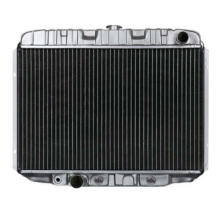 kylare 1968-70 Mustang V8/302-351 With Auto Trans 4 Row Copper/Brass Radiator