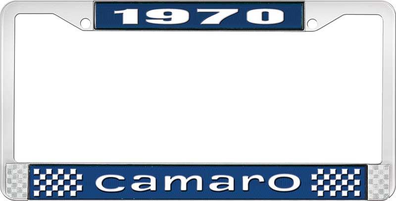 nummerplåtshållare, 1970 CAMARO STYLE 1 blå