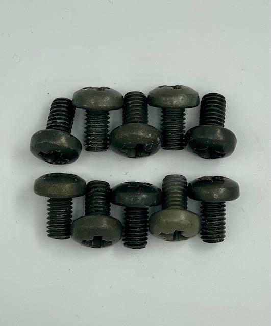 Screw M6 x 1,0 thread length 9,5 mm sold in 10-pack