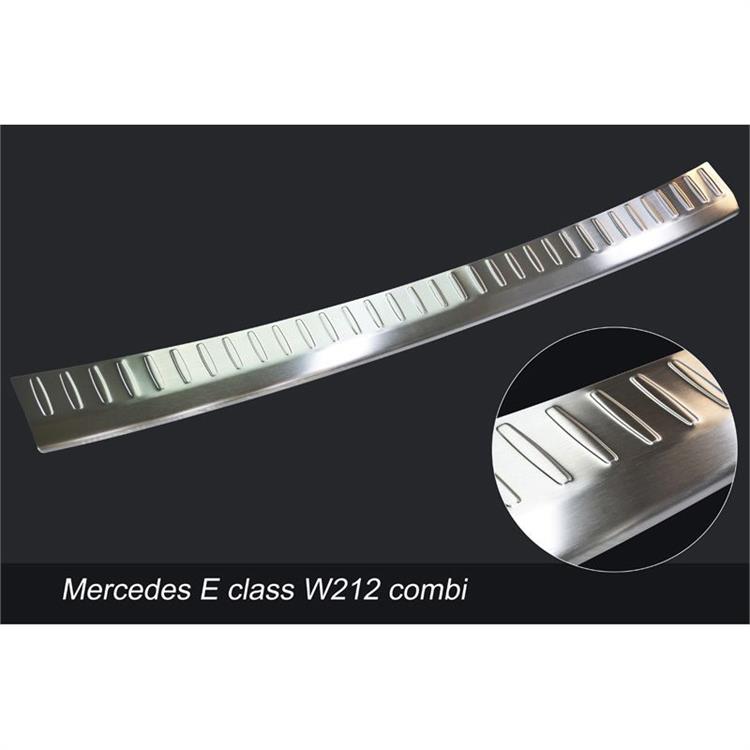 RVS Achterbumperprotector Mercedes E-Klasse W212 Kombi 2013-2016 'Ribs'