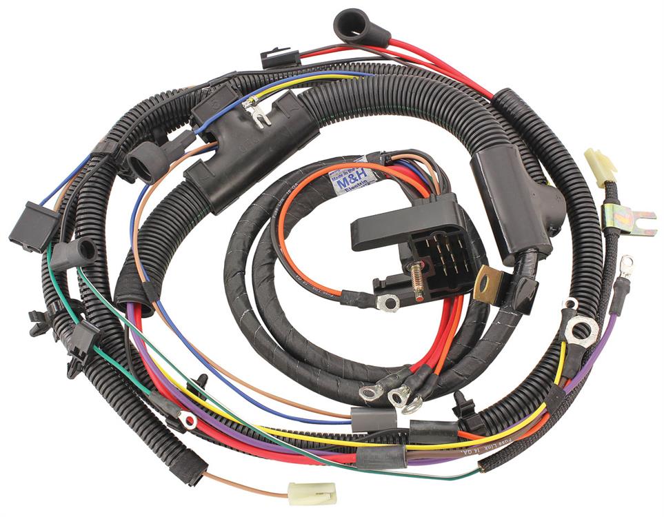 Wiring Harness, Engine, 1973-74 Chev./El Cam./Monte, 454, Gauges, Man. Trans.