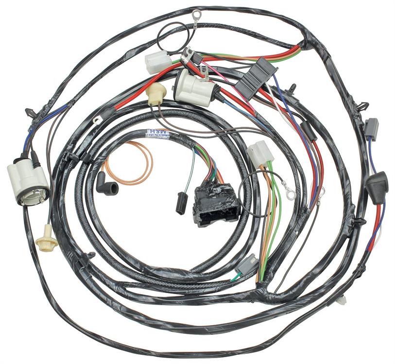 Wiring Harness, Forward Lamp, 1971 Chev/El Cam, V8/Warning Lights