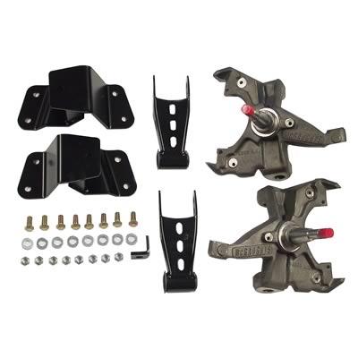 Suspension Lowering Kit, Spindle, Shackle/Hanger