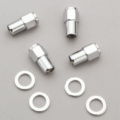 Lug Nuts, Shank with Centered Washer, 7/16" x 20 RH