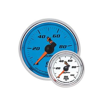 Oil pressure, 52.4mm, 0-100 psi, mechanical