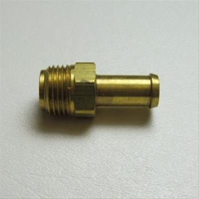 Fitting, Straight, 3/8 in. Hose Barb to Male 3/8-24 in. SAE, Brass