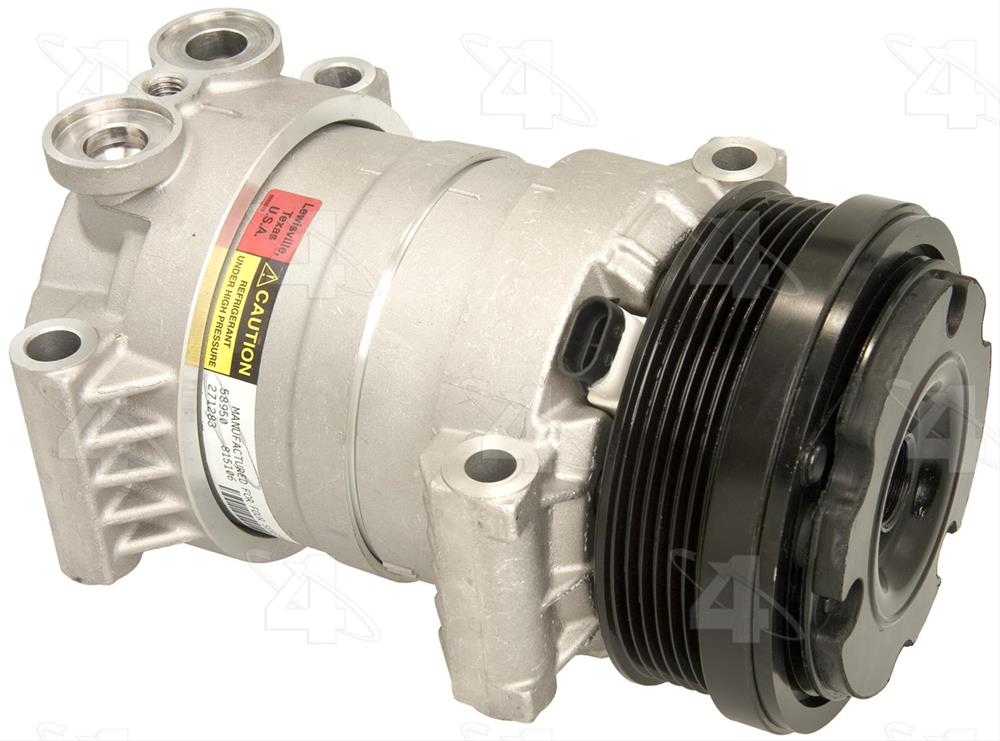 Air Conditioning Compressor, New, Aluminum, HT6, R-134A