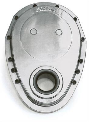 Timing Cover, 1-Piece, Aluminum, Polished