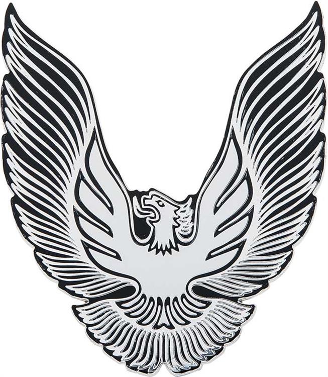 1979-81 Firebird Fuel Filler Door Emblem Silver